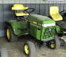 John Deere 318 used Garden Tractor with power steering