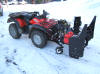 Full view of the ATV snowblower