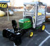 Lawn Tractor Cab and snowblower attachment
