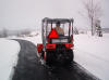 Kubota BX 1850 with tractor cab installed