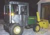 Tractor cab on John Deere 855