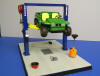 miniature hoist with toy Gator