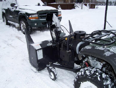 Honda atv with snowblower #4