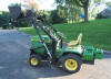 John Deere 317 tractor - front end loader