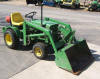 John Deere 110 lawn tractor and front end loader