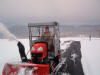 Universal tractor cab on Kubota BX 1850