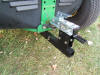 Utility vehicle snow blower hitch