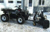 polaris sportsman ATV with Versatile model ATV UTV snow blower
