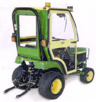 Curtis Cab for a John Deere 2210 Small Tractor