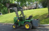 John Deere 420 garden tractor and front end loader